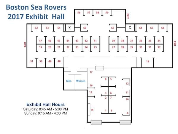 2016 Exhibit Hall Map